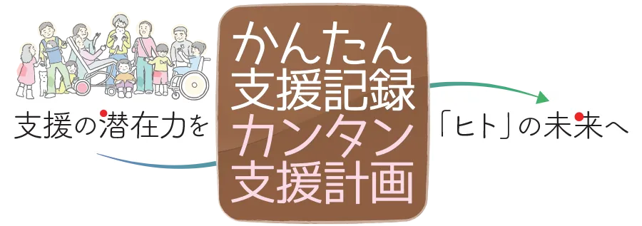 わずかな費用で効果大！ケース記録(支援記録・サービス提供記録)システム「かんたん支援記録カンタン支援計画」